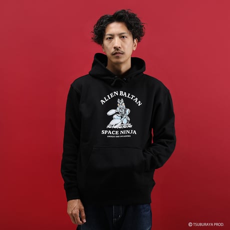 【再入荷なし】バルタン星人パーカー/ALIEN BALTAN Hoodie(BLACK）