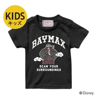 BAYMAX キッズTシャツ/BAYMAX Kids T-Shirts(BLACK）