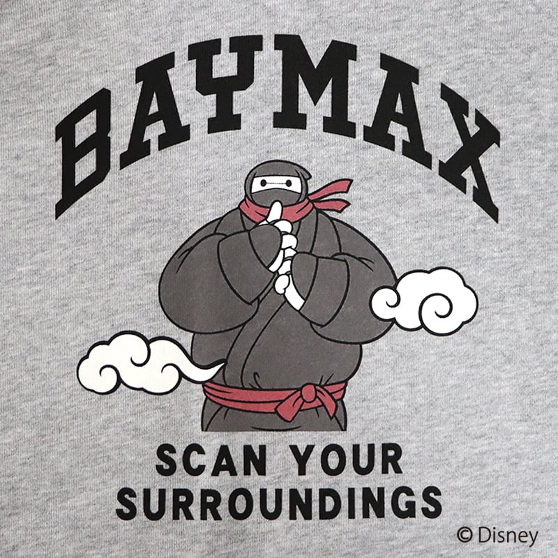 ベイマックス ベイマックス パーカー/BAYMAX Hoodie(GRAY) | 伊賀の京丸屋