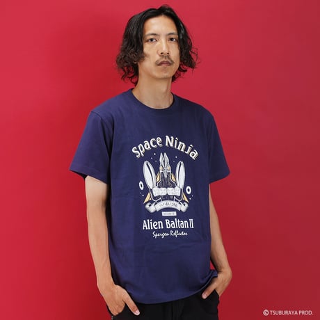 【再入荷なし】バルタン星人（二代目）Tシャツ/ALIEN BALTAN T-shirts(NAVY）