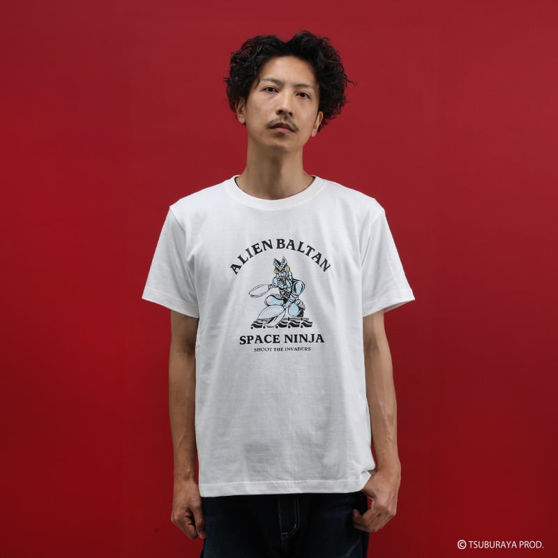バルタン星人Tシャツ/ALIEN BALTAN T-shirts(White）
