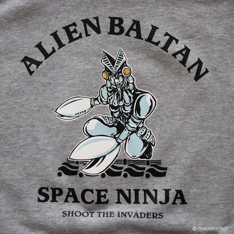 【再入荷なし】バルタン星人パーカー/ALIEN BALTAN Hoodie(GREY）