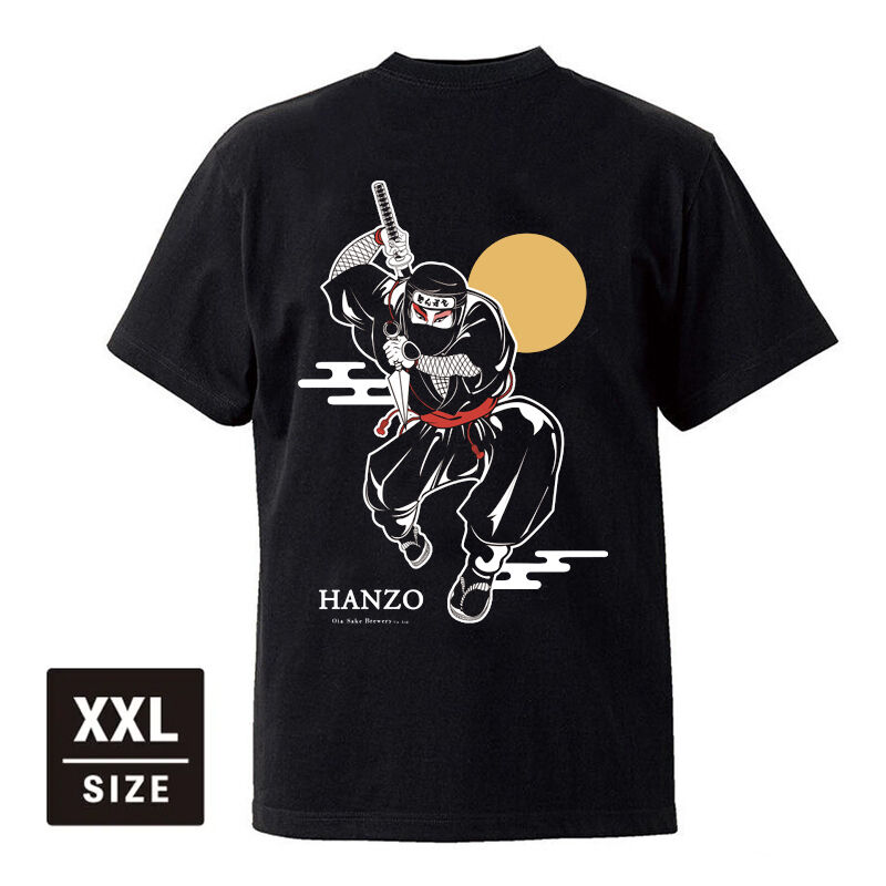 大田酒造 半蔵 Tシャツ/HANZO T-shirts(BLACK) | 伊賀の京丸屋／公式通
