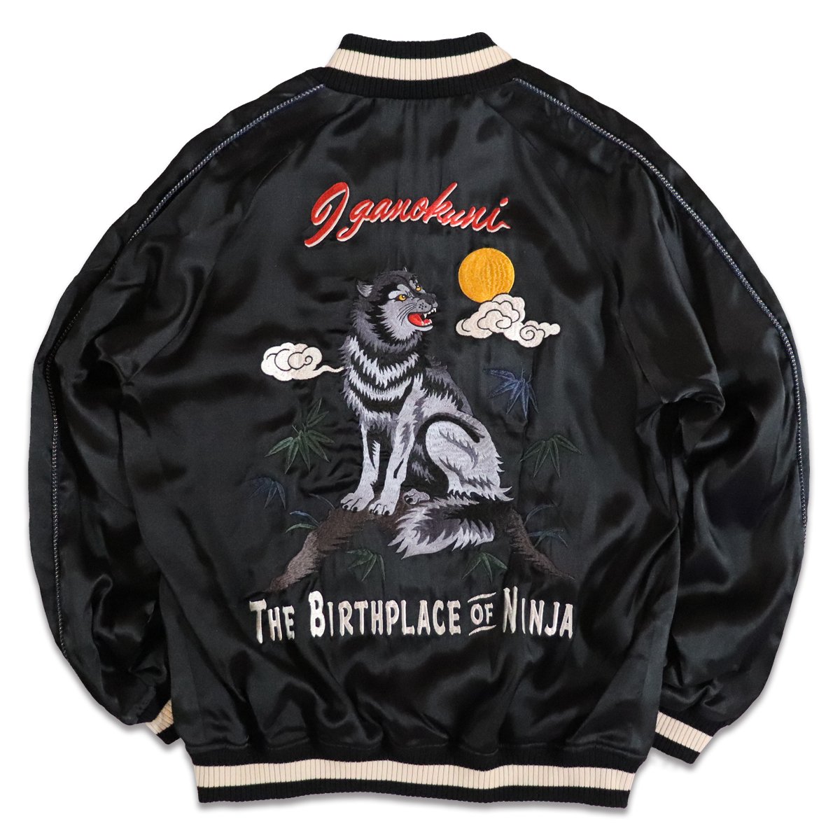 予約】伊賀くみひも ウルフスカジャン/IGAKUMIHIMO WOLF SUKAJAN(BK