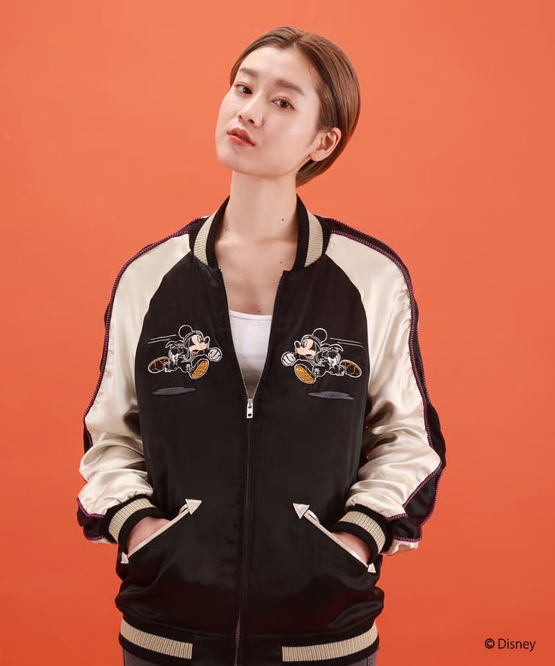 再入荷無し】伊賀くみひも MICKEYスカジャン/IGAKUMIHIMO MICKEY SU