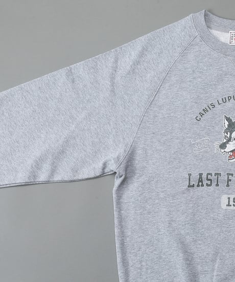 狼スウェット/ WOLF Sweatshirt(GREY）