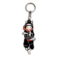 猫忍者 ラバーキーホルダー/NEKONINJA Rubber key chain