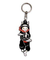 猫忍者 ラバーキーホルダー/NEKONINJA Rubber key chain