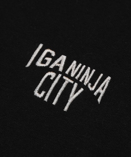 IGA NINJA CITY 刺繍 T-shirts (BLACK)