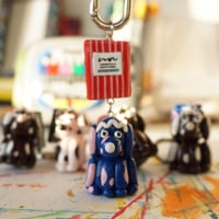 〈ｵﾝﾘｰ🐶ﾜﾝ〉粘土キーホルダー【ダル〰︎メシアン】C