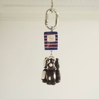 〈ｵﾝﾘｰ🐶ﾜﾝ〉粘土キーホルダー【ダル〰︎メシアン】D