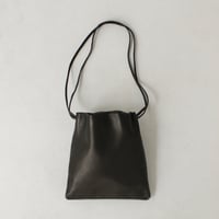 New Drawstring Bag / Sheep leather