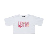IBIM LOGO butterfly T-shirts (WHITE)