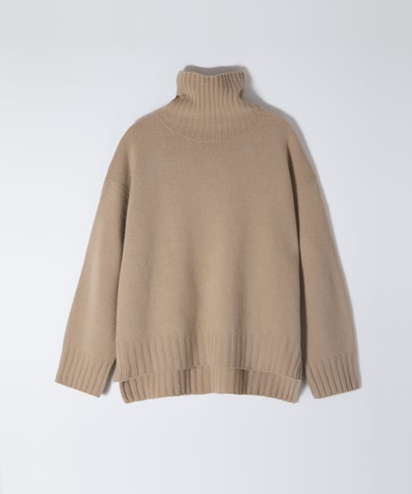 Wholegarment Slit High Neck Top