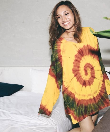 TT/UNISEX Tie dye Firework T(long)