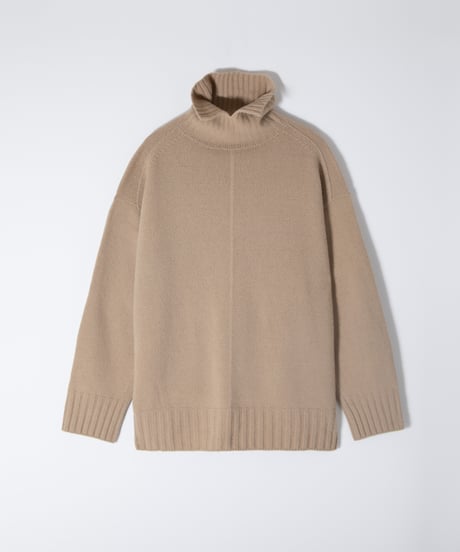 Wholegarment Slit High Neck Top