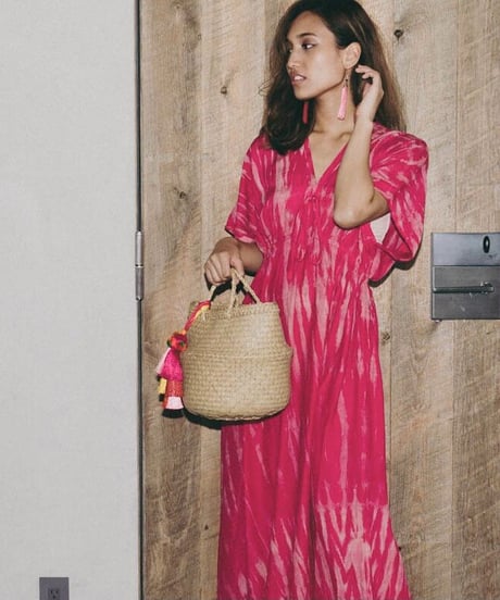 TT/Tie dye Butterfly Sleeve Summer Dress