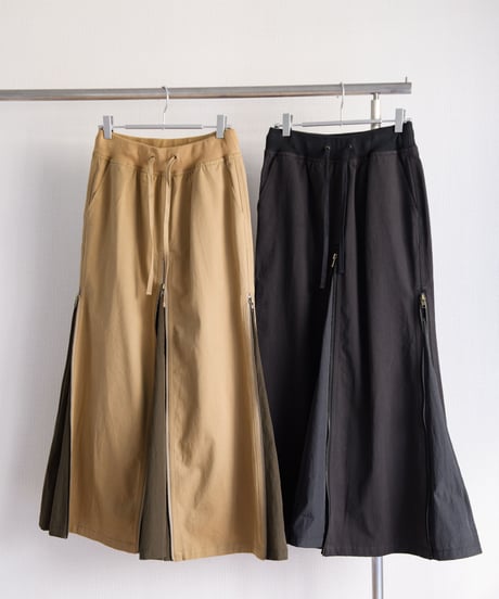4sliders Chino Skirt Y（Sand×Khaki/Black）