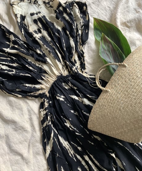 TT/Tie dye Butterfly Sleeve Summer Dress