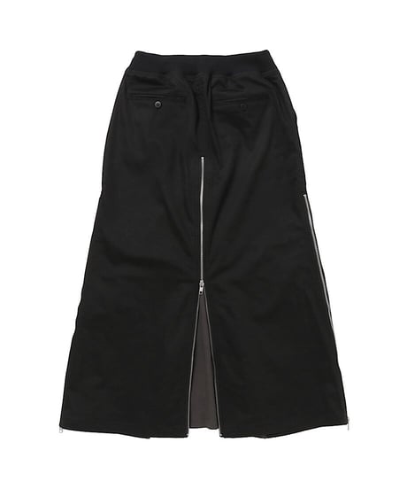Glossy Black Stretch 4slider Skirt