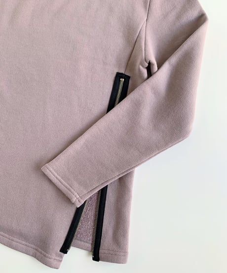 Uptown Sweat Slider Top（Oyster White/Mauve/Sumi Black）