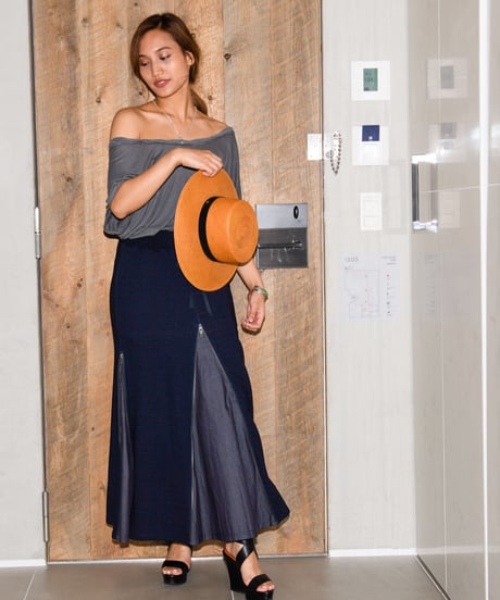 Premium Indigo 4sliders Skirt