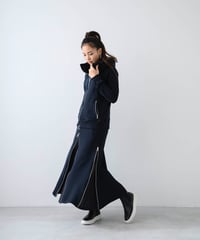 Basic Sweat 4slider Skirt/Black