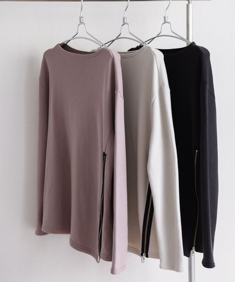 Uptown Sweat Slider Top（Oyster White/Mauve/Sumi Black）