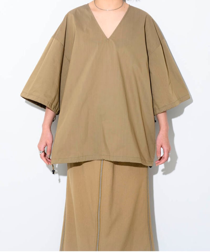 3コード3wayプルオーバー（Light Brown） | UNBLEACHED