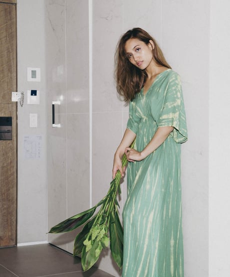 TT/Tie dye Butterfly Sleeve Summer Dress