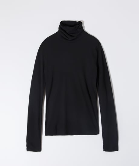 Sheer and Soft High Neck Knit Top