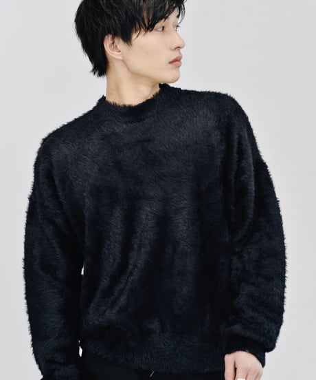 Fur Like Shaggy Knit Top