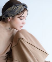 Sari Paisley Cross Hairband
