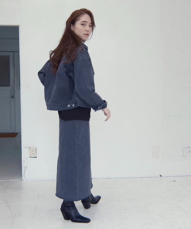 Trapeze Denim Skirt | UNBLEACHED