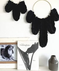 LA Lark Feathered Macrame Hanging(Small)