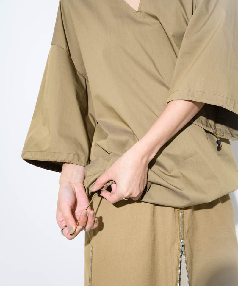 3コード3wayプルオーバー（Light Brown） | UNBLEACHED
