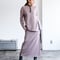 Uptown Sweat Slider Skirt(Oyster White/Mauve/Sumi Black)