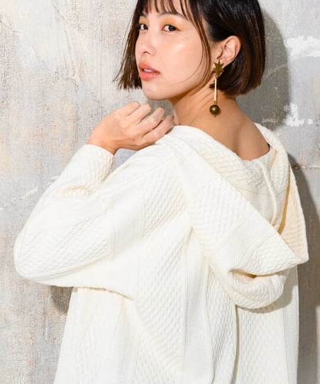 Luxe Holiday メキシカンパーカワンピース（Off White)