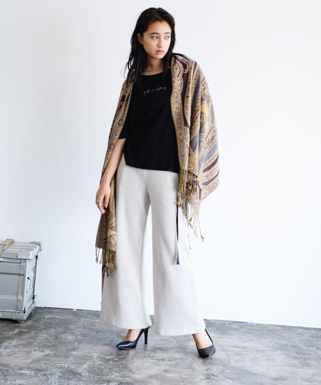 Uptown Sweat Wide Easy Pants（Oyster White/Mauve/Sumi Black）