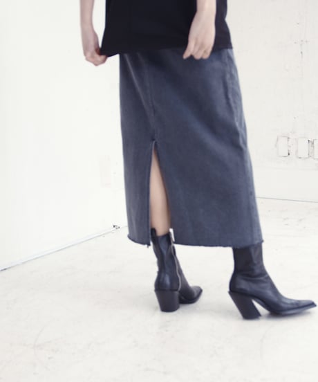 Trapeze Denim Skirt
