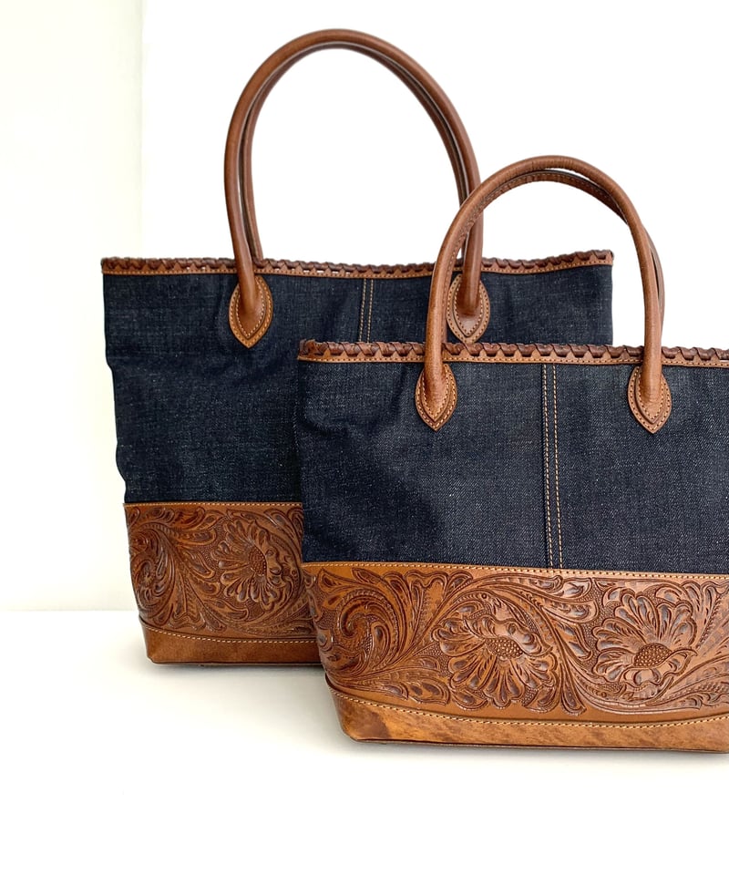 ☆[Wastefreeキャンペーン]Carving&Denim ミニトートバッグ | UNBL