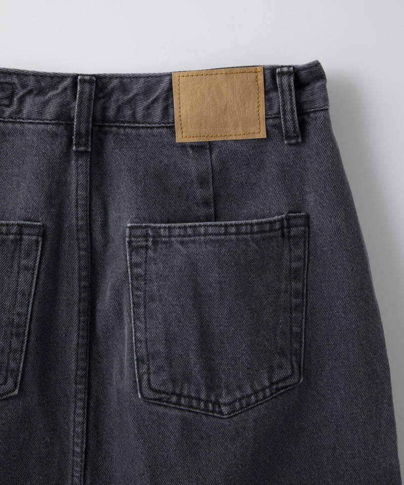 Trapeze Denim Skirt | UNBLEACHED