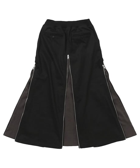 Glossy Black Stretch 4slider Skirt