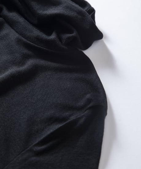 Sheer and Soft High Neck Knit Top