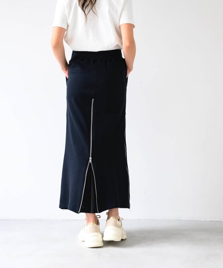Basic Sweat 4slider Skirt/Black