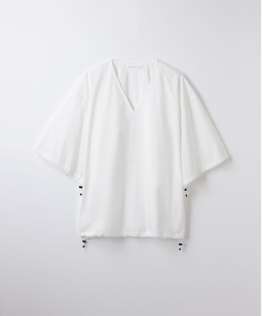 ☆ふみ様☆veritecoeurドローコードウェットプルオーバー白 3コード3wayプルオーバー（White） | UNBLEACHED