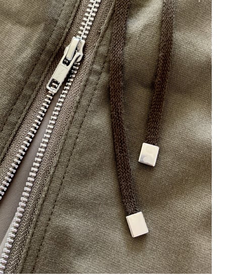 Olive Brown Stretch 4slider Skirt