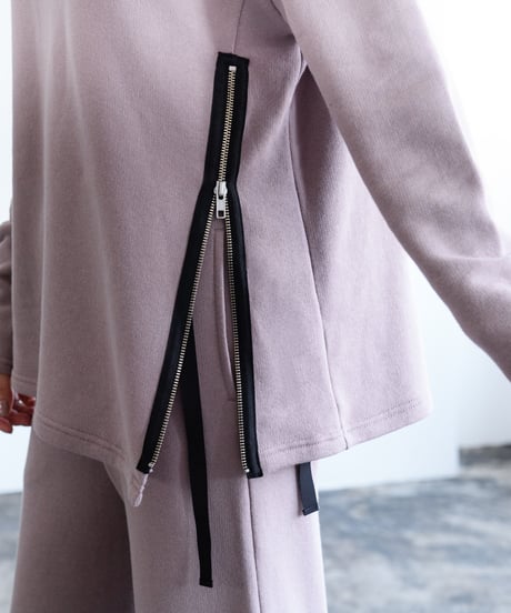 Uptown Sweat Slider Top（Oyster White/Mauve/Sumi Black）