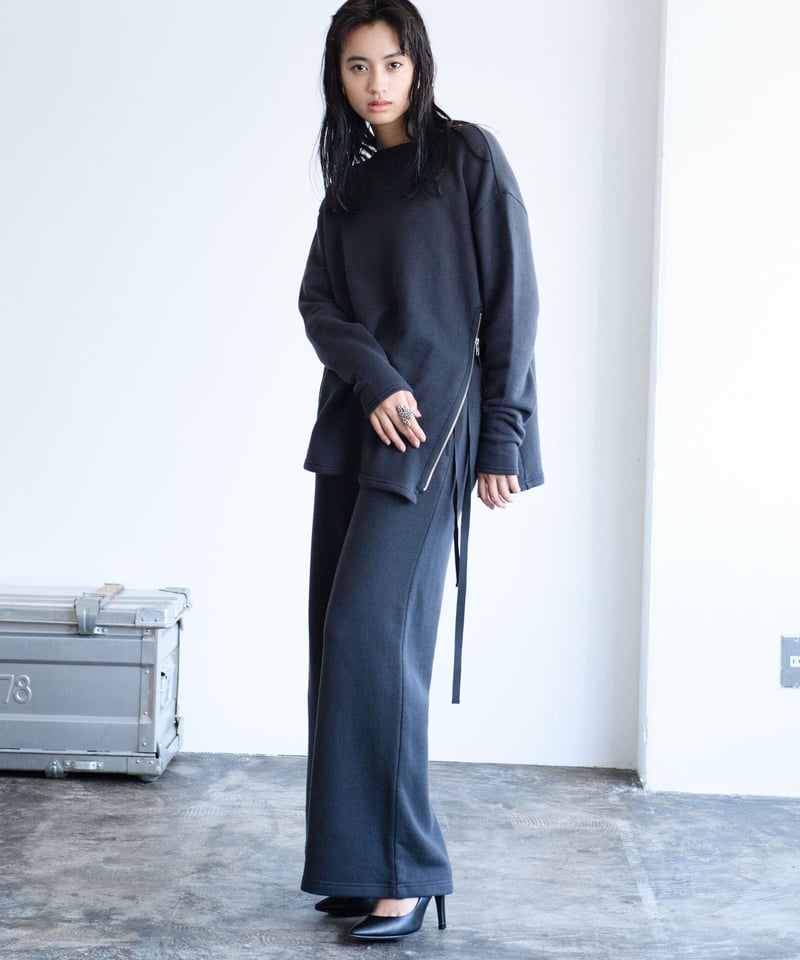 Uptown Sweat Wide Easy Pants（Oyster White/Mauve