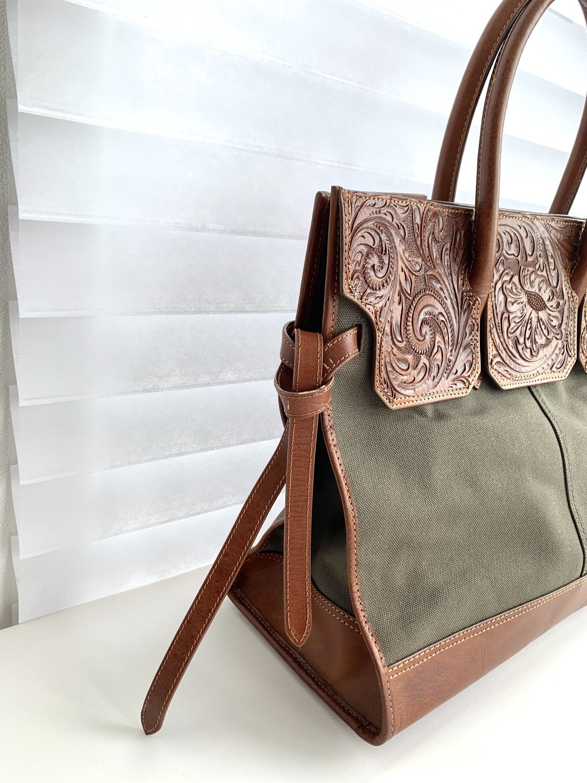 ☆[Wastefreeキャンペーン]Carving＆Canvas ボストンバッグ | UNBL